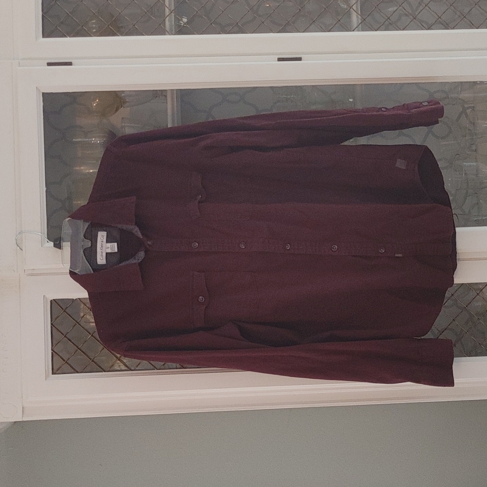 Calvin Klein Mens Button Down Shirt